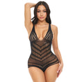 Load image into Gallery viewer, Electric Lingerie Deep Plunge Bodysuit O/S