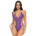 Load image into Gallery viewer, Electric Lingerie Lilac Lace Bodysuit O/S