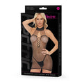 Load image into Gallery viewer, Electric Lingerie Enchanted Lace Fishnet Mini Dress O/S