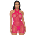 Load image into Gallery viewer, Electric Lingerie Electric Pink Halter Dress O/S