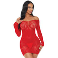 Load image into Gallery viewer, Electric Lingerie Scarlet Seduction Lace & Mesh Dress O/S