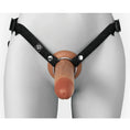 Load image into Gallery viewer, Fantasy X-Tensions Elite 7" Silicone Hollow Strap-On Dual Density Brown