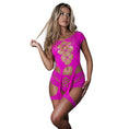 Load image into Gallery viewer, Seamless Stirrup Top & Short Set Pink One Size