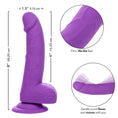Load image into Gallery viewer, Neon Silicone Studs 6" Purple