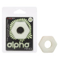 Load image into Gallery viewer, Alpha Glow-In-The-Dark Liquid Silicone Prolong Sexagon Ring
