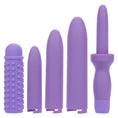 Load image into Gallery viewer, Dr. Laura Berman Rechargeable Dilators Set Of 4 Locking Sizes Plus Sleeve