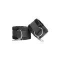 Load image into Gallery viewer, Ouch! Black & White Velcro Hand Or Ankle Cuffs With Adjustable Straps