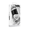 Load image into Gallery viewer, Ouch! Black & White Satin Eye Mask