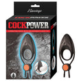 Load image into Gallery viewer, Cockpower Vibrating Ring W/Adjustable Cock Tie Black