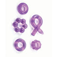 Load image into Gallery viewer, Enhancer Five Piece Cock Ring Set Purple