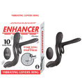 Load image into Gallery viewer, Enhancer Vibrating Lovers Ring Black