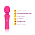 Load image into Gallery viewer, Viben Mighty Muse Mini Massager Hot Pink