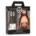 Load image into Gallery viewer, Master Series Tyrant Spiked Clover Nipple Clamps