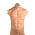 Load image into Gallery viewer, Master Series Ripped Silicone Male Chest Large