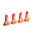 Load image into Gallery viewer, Big Ballers Suction Snap-On Peckers 4 Pk