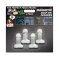 Load image into Gallery viewer, Big Ballers Glow-In-The-Dark Magnetic Snap-On Peckers 4 Pk