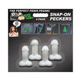 Load image into Gallery viewer, Big Ballers Glow-In-The-Dark Snap-On Peckers 4 Pk