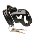 Load image into Gallery viewer, Master Series Hard Stop Double Ring Chastity Cage