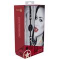 Load image into Gallery viewer, Ouch! Milan Collection Silicone Ball Gag Black/Red