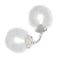 Load image into Gallery viewer, Ouch! Heavy-Duty Fluffy Handcuffs White