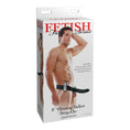 Load image into Gallery viewer, Fetish Fantasy Series 8" Vibrating Hollow Strap-On Black