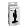 Load image into Gallery viewer, Anal Fantasy Collection Medium Silicone Plug Black