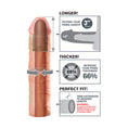 Load image into Gallery viewer, Fantasy X tensions Mega 3" Extension Flesh