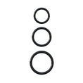 Load image into Gallery viewer, Fantasy C-Ringz Silicone 3-Ring Stamina Set Black