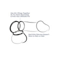 Load image into Gallery viewer, Fantasy C-Ringz Silicone 3-Ring Stamina Set Black