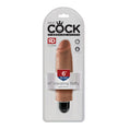 Load image into Gallery viewer, King Cock 6" Vibrating Stiffy Tan
