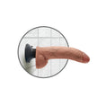 Load image into Gallery viewer, King Cock 9" Vibrating Cock With Balls Tan