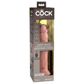 Load image into Gallery viewer, King Cock Elite 9" Dual Density Vibe Silicone Cock Light