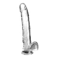 Load image into Gallery viewer, King Cock Clear 11" With Balls Clear