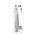 Load image into Gallery viewer, King Cock Clear 11" With Balls Clear