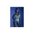 Load image into Gallery viewer, In A Trance Crotchless Teddy With Leg Garters L/Xl