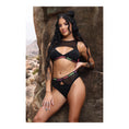 Load image into Gallery viewer, Fuck Labels Crop Top & High Waist Bottoms L/Xl