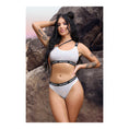 Load image into Gallery viewer, Drippin' One-Shoulder Crop Top & Cheeky Panty L/Xl