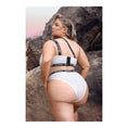 Load image into Gallery viewer, Drippin' One-Shoulder Crop Top & Cheeky Panty Queen Size