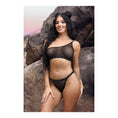 Load image into Gallery viewer, Bad Bitch One-Shoulder Bling Bralette & Panty S/M