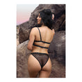 Load image into Gallery viewer, Bad Bitch One-Shoulder Bling Bralette & Panty L/Xl