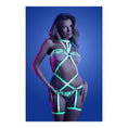 Load image into Gallery viewer, Night Vision Gartered Teddy S/M