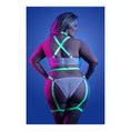Load image into Gallery viewer, Night Vision Gartered Teddy Queen Size