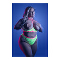 Load image into Gallery viewer, Persuasive Open Cup Bra & Panty Queen Size