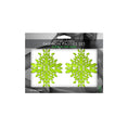 Load image into Gallery viewer, Fashion Pasties Set Neon Green Crystal Pasties