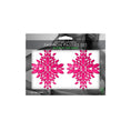 Load image into Gallery viewer, Fashion Pasties Set Neon Pink Crystal Pasties
