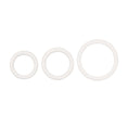 Load image into Gallery viewer, White Rubber Ring 3 Piece Set