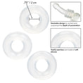 Load image into Gallery viewer, Set Of 3 Silicone Stacker Rings