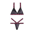 Load image into Gallery viewer, Sexy Bitch Bralette & Strappy Panty Set Queen Size