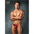 Load image into Gallery viewer, Heavy Metal Bong Thong Red L/Xl