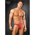Load image into Gallery viewer, Stretch Mesh Wonder Thong Red L/Xl